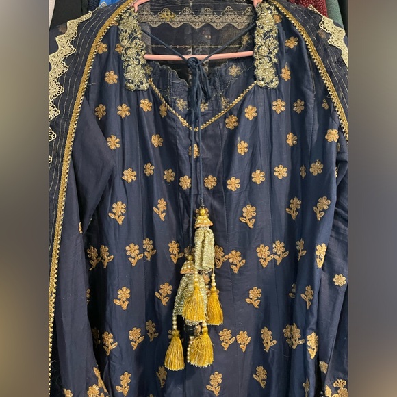 Asim jofa pakistani designer salwar kameez sana safinaz baroque Maria b sare eid - Picture 15 of 17